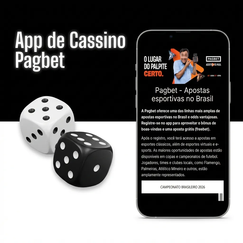 Interface do aplicativo Pagbet com opções de slots, jogos de mesa e cassino ao vivo.