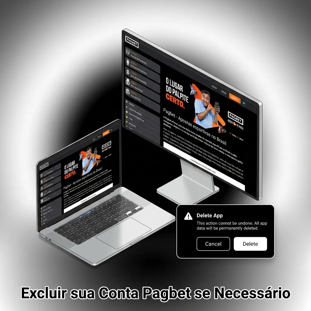 Passo a passo para excluir ou suspender a conta Pagbet pelo suporte.
