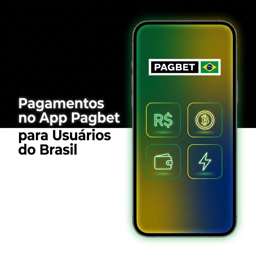 Opções de pagamento no app Pagbet: PIX e criptomoedas para usuários no Brasil.