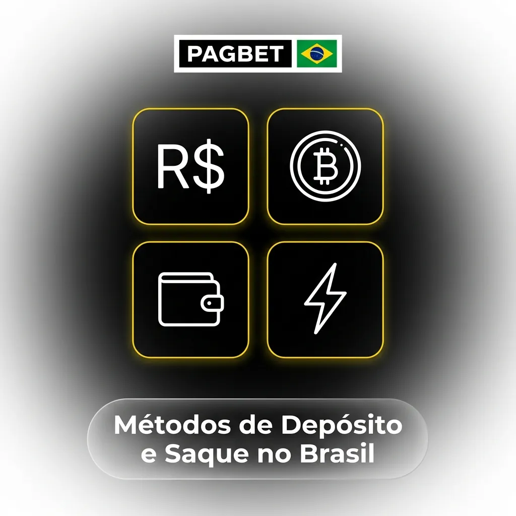 Métodos de pagamento na Pagbet: Pix, Bitcoin, USDT e Ethereum para depósitos e saques.