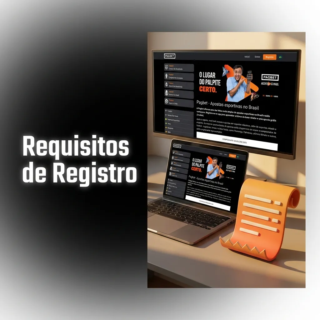 Requisitos de registro na Pagbet: +18 anos, dados reais e conta única por usuário.