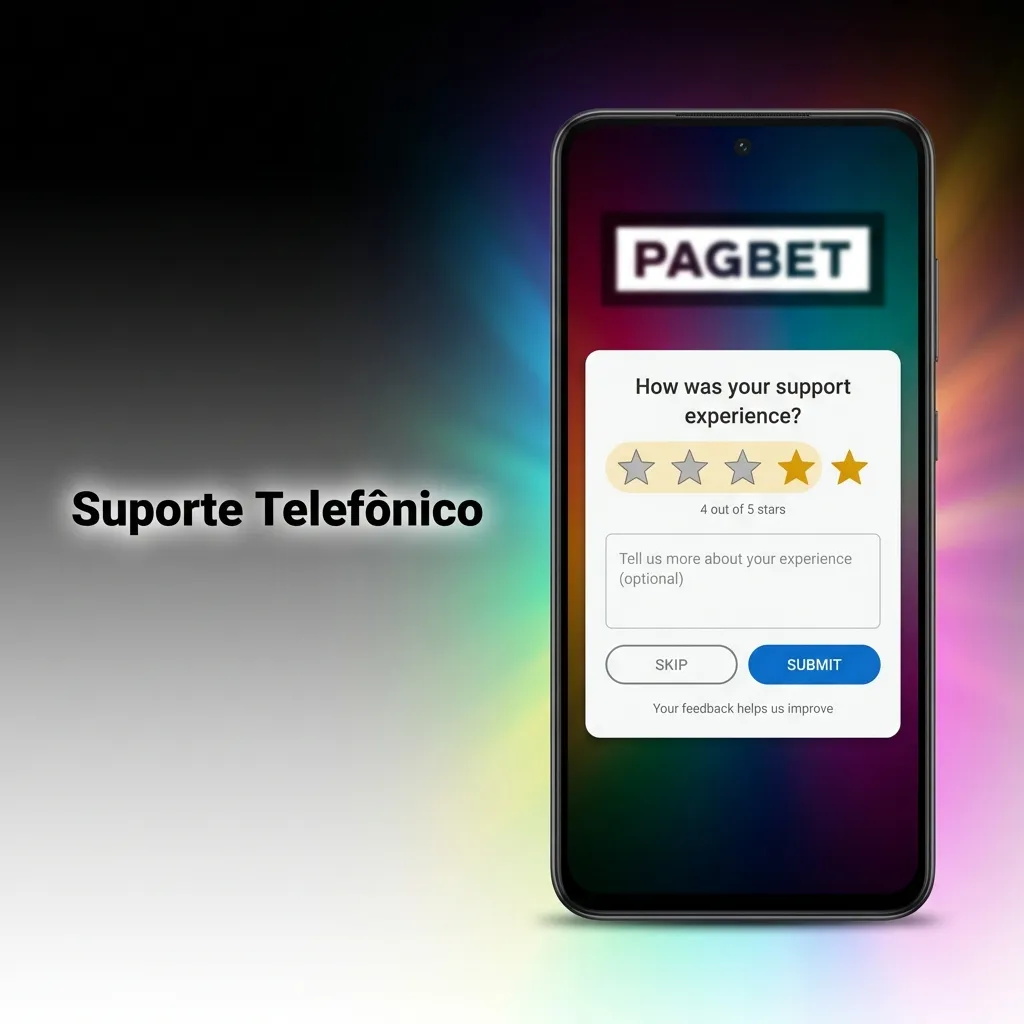 Suporte telefônico da Pagbet para atendimento ao cliente em tempo real.